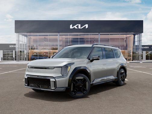 Ivory Silver 2026 Kia EV9 GT-Line