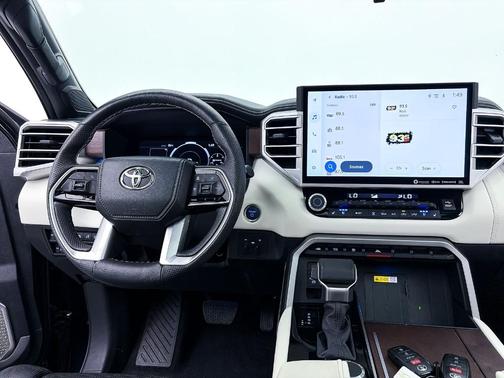 Midnight Black Metallic 2024 Toyota Tundra Hybrid Capstone