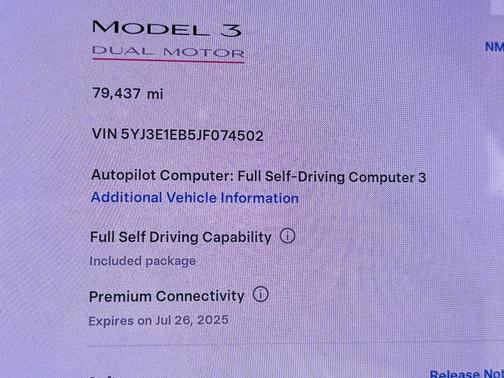 2018 Tesla Model 3 Long Range