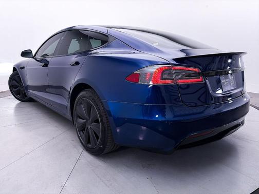 Blue 2021 Tesla Model S Plaid