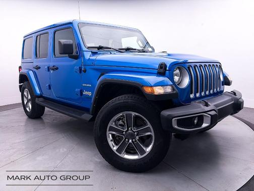 Hydro Blue Pearl 2022 Jeep Wrangler Unlimited Sahara