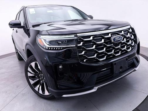 Agate Black Metallic 2025 Ford Explorer Platinum