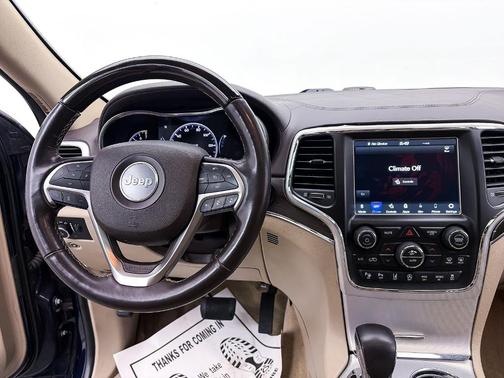 True Blue Pearlcoat 2018 Jeep Grand Cherokee Overland