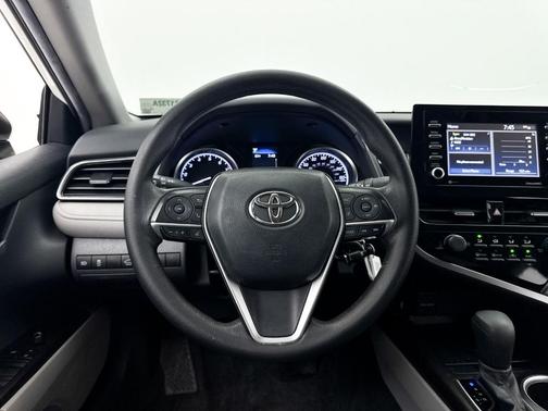 Super White 2021 Toyota Camry LE