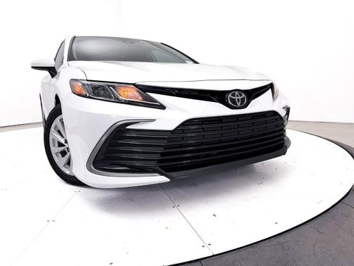 Super White 2021 Toyota Camry LE