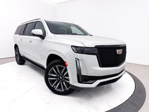 Crystal White Tri-Coat 2021 Cadillac Escalade ESV Sport