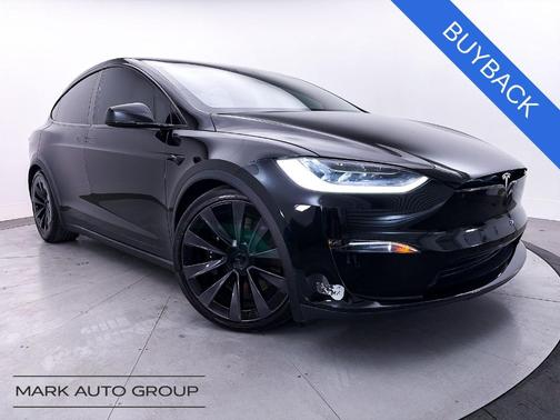 Black 2022 Tesla Model X Plaid