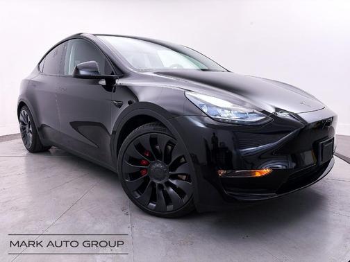 Black 2021 Tesla Model Y Performance