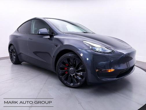 Gray 2022 Tesla Model Y Performance