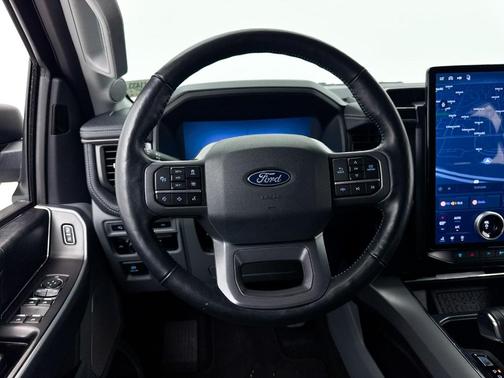 Agate Black Metallic 2024 Ford F-150 Lightning Flash