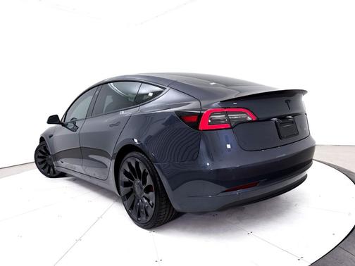 Gray 2021 Tesla Model 3 Performance