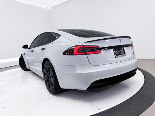 White 2021 Tesla Model S Plaid