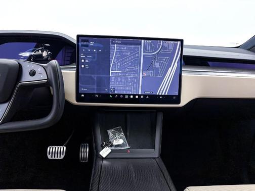 Blue 2022 Tesla Model X Plaid