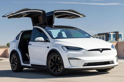 White 2023 Tesla Model X Standard Range