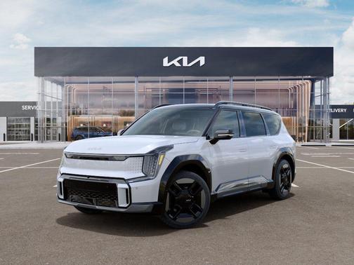 Glacier White 2026 Kia EV9 GT-Line