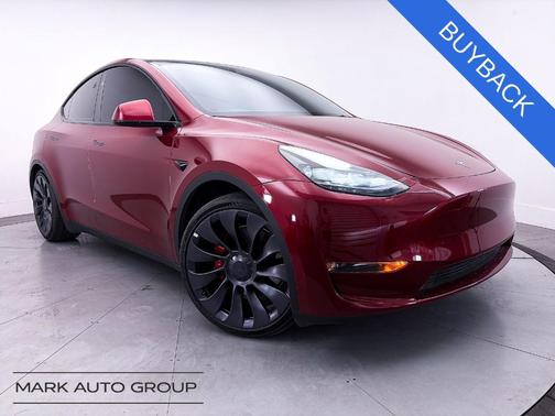 Red 2024 Tesla Model Y Performance