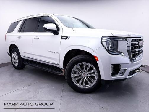 White Frost Tri-Coat 2024 GMC Yukon SLT