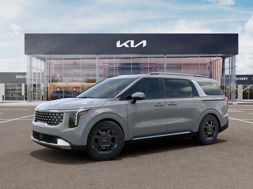 Ceramic Silver 2026 Kia Carnival Hybrid SX