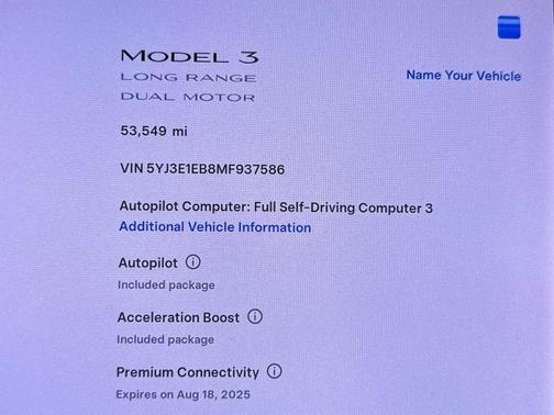2021 Tesla Model 3 Long Range