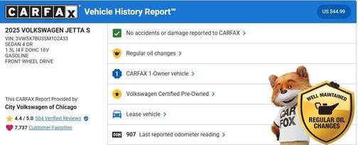 2025 Volkswagen Jetta 1.5T S
