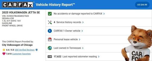 2025 Volkswagen Jetta 1.5T SE