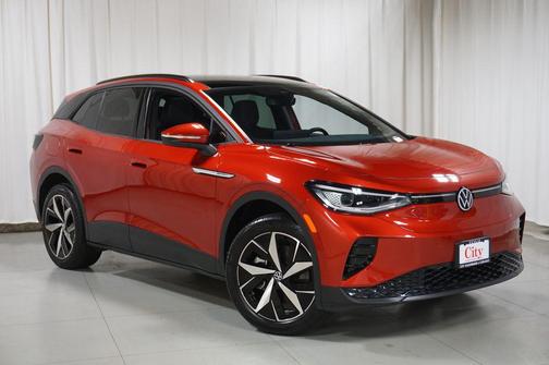 Red Metallic 2023 Volkswagen ID.4 AWD Pro S