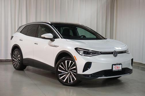 Opal White w/Black Roof 2023 Volkswagen ID.4 Pro S Plus