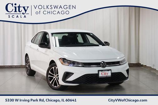 Pure White 2025 Volkswagen Jetta 1.5T Sport
