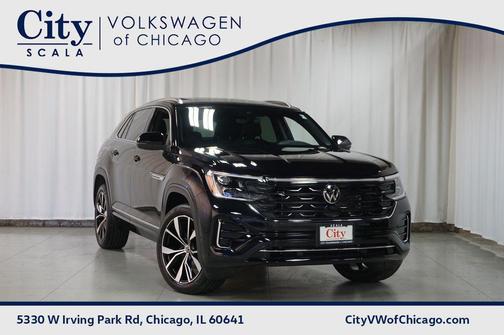 Deep Black 2025 Volkswagen Atlas Cross Sport 2.0T SEL Premium