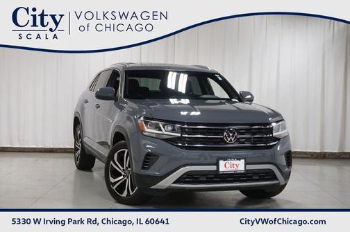Pure Gray 2023 Volkswagen Atlas Cross Sport 3.6L V6 SEL