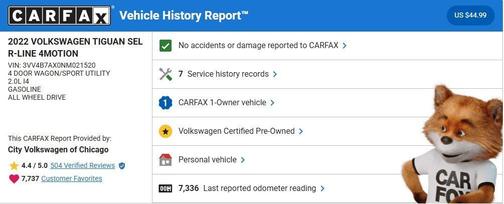 2022 Volkswagen Tiguan 2.0T SEL R-Line 4MOTION