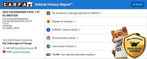 2022 Volkswagen Taos 1.5T SE
