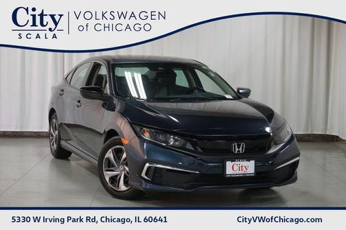 Crystal Black Pearl 2019 Honda Civic LX
