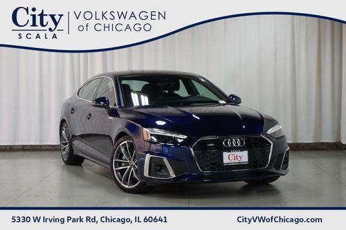 Navarra Blue Metallic 2023 Audi A5 Sportback 45 S Line Premium Plus