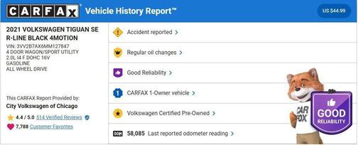 2021 Volkswagen Tiguan 2.0T SE R-Line Black 4MOTION