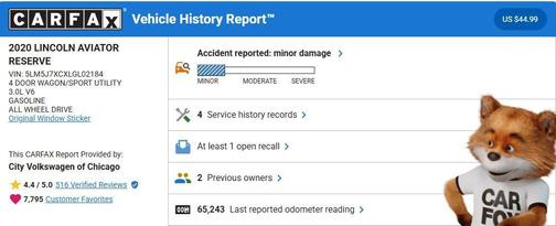 2020 Lincoln Aviator Reserve AWD
