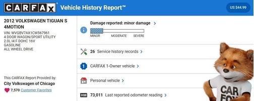 2012 Volkswagen Tiguan S