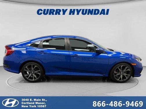 Aegean Blue Metallic 2020 Honda Civic Sport
