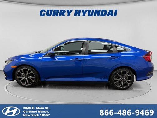 Aegean Blue Metallic 2020 Honda Civic Sport