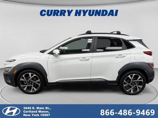 Lunar White 2023 Hyundai KONA Limited