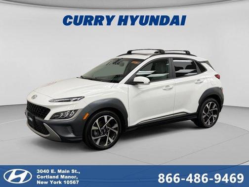 Lunar White 2023 Hyundai KONA Limited