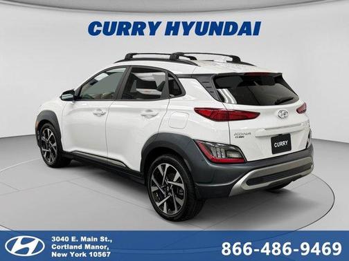 Lunar White 2023 Hyundai KONA Limited