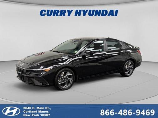 Black 2025 Hyundai ELANTRA SEL Sport