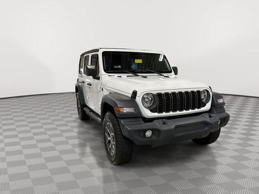 Bright White Clearcoat 2024 Jeep Wrangler Sport S