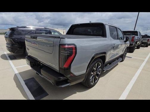 Thunderstorm Gray 2026 GMC Sierra EV Max Range Denali