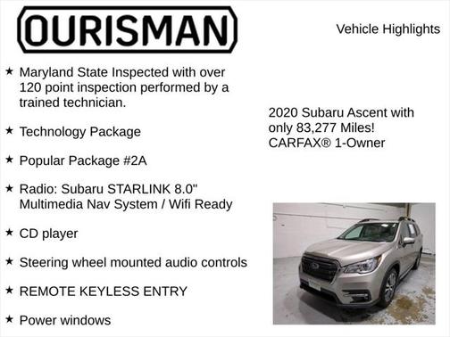 2020 Subaru Ascent Limited 7-Passenger