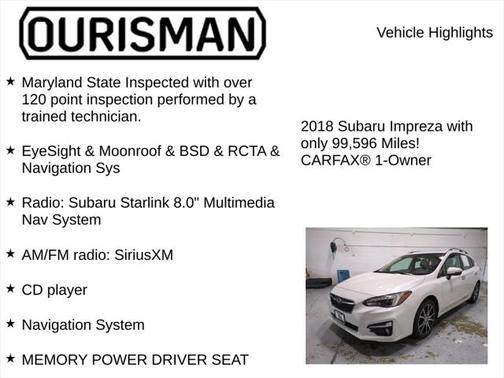 2018 Subaru Impreza 2.0i Limited