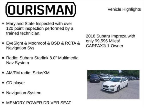 2018 Subaru Impreza 2.0i Limited