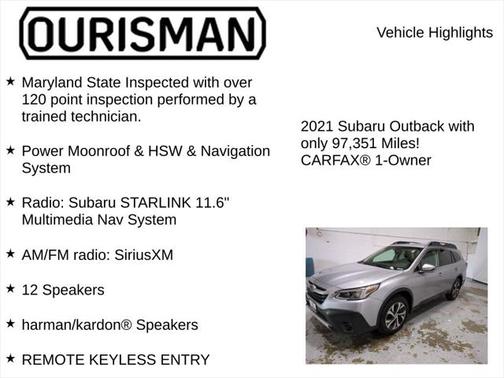 2021 Subaru Outback Limited
