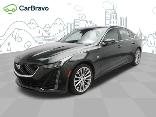 Evergreen Metallic 2020 Cadillac CT5 Premium Luxury